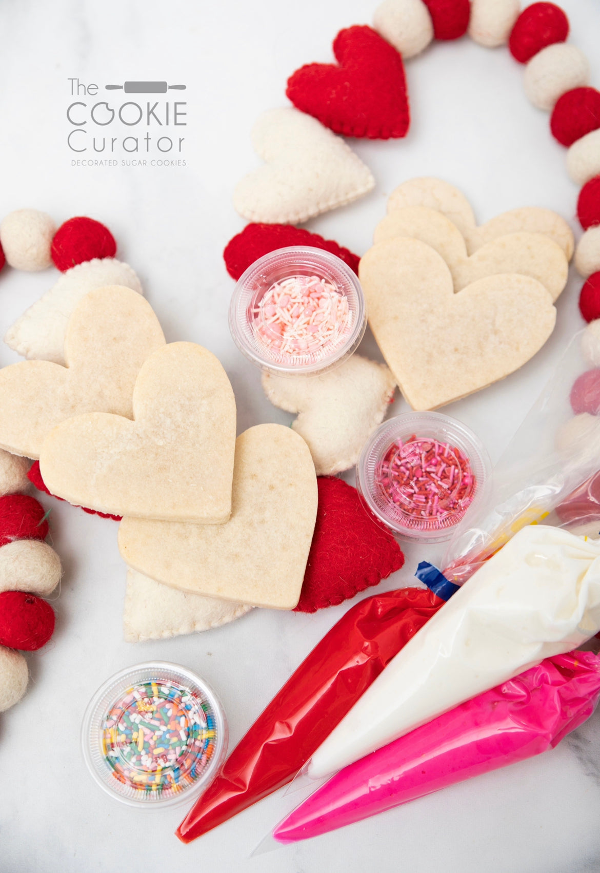 Classroom Valentine Cookie Decorating Kits