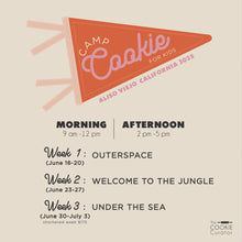 Load image into Gallery viewer, Camp Cookie Summer 2025 – Week 2 June 23–27 PM
