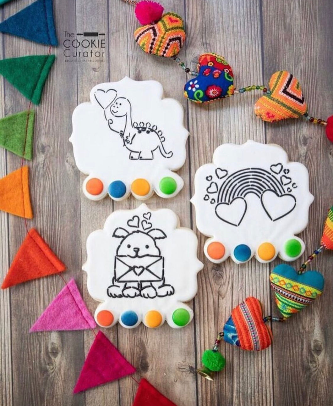 Paint Your Own Cookie- Valentine Options
